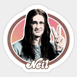 Neil Pye The Young Ones /// Retro Fan Art Design Sticker